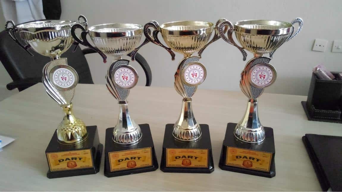 Okul sporları Dart Şampiyonasında üçüncü ve dördüncüyüz